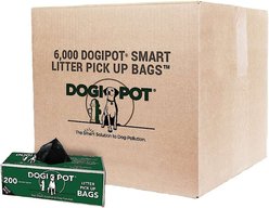 Dogipot Smart Litter Dog Poop Pick Up Bags, 6,000 count