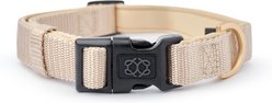 DOGISTRY Adjustable City Dog Collar, Dune, Large: 16 to 25-in neck, 1-in wide