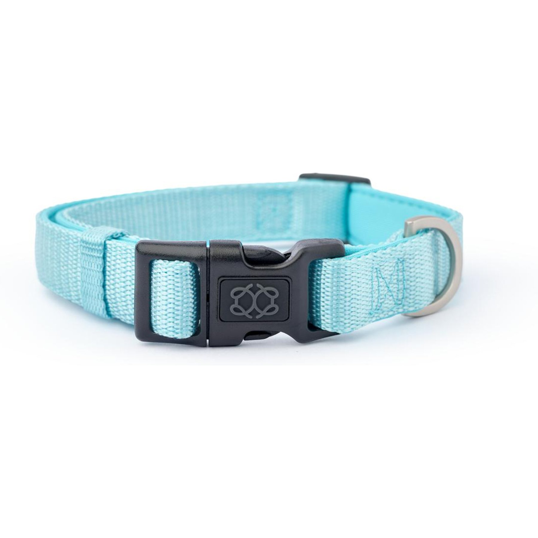 DOGISTRY Adjustable City Dog Collar, Fifth Avenue Blue, Small: 11 to 18-in neck, 5/8-in wide