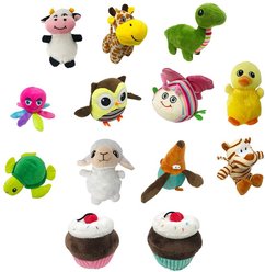 Dogline Bee Squeaky Dog Toy, 6-in slide 2 of 2