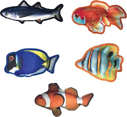 Show full view: Dogline Blue Tang Squeaky Dog Toy, 8-in slide 2 of 2