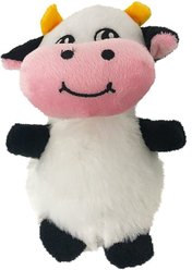 Dogline Cow Squeaky Dog Toy, 6-in