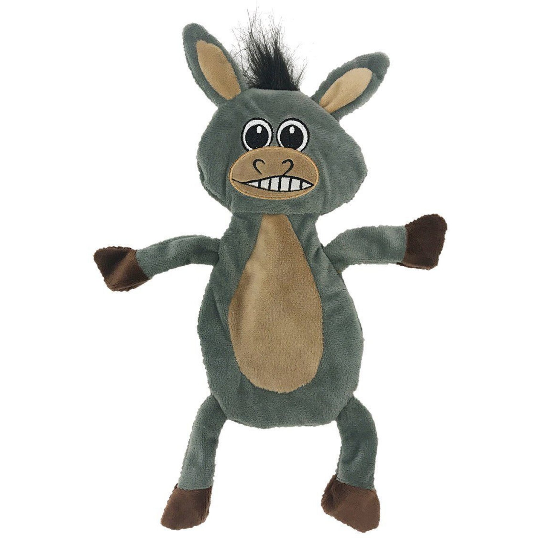 Dogline Donkey Squeaky Dog Toy, 12-in