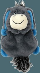 Dogline Donkey Squeaky Dog Toy, 14-in
