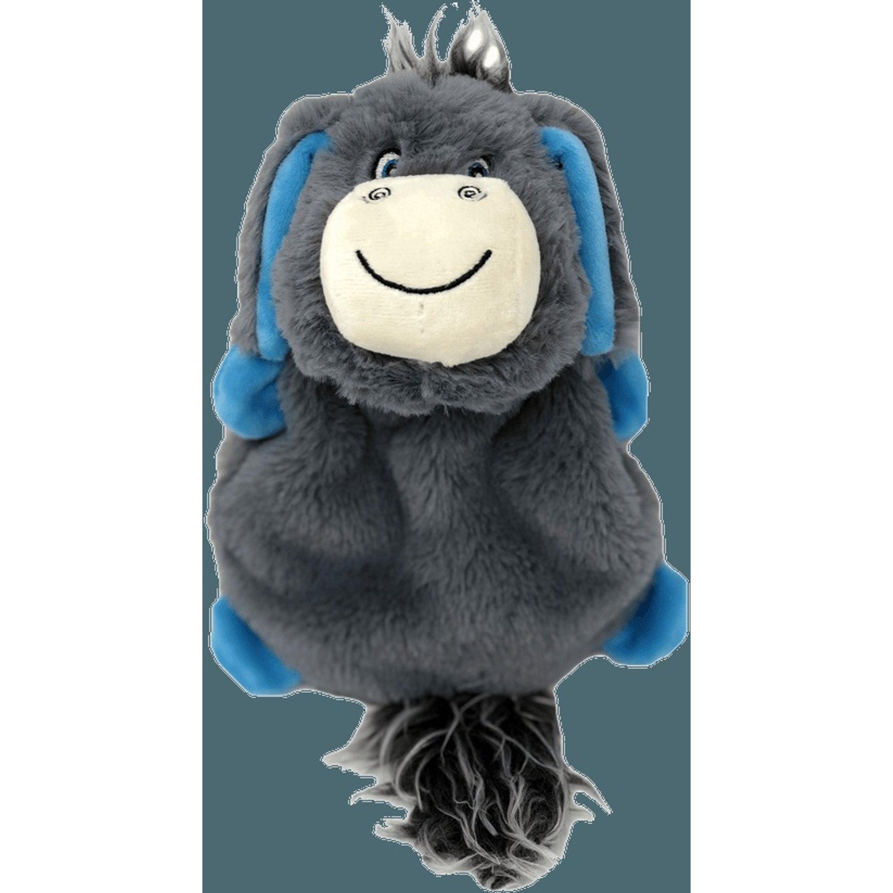 Dogline Donkey Squeaky Dog Toy, 14-in