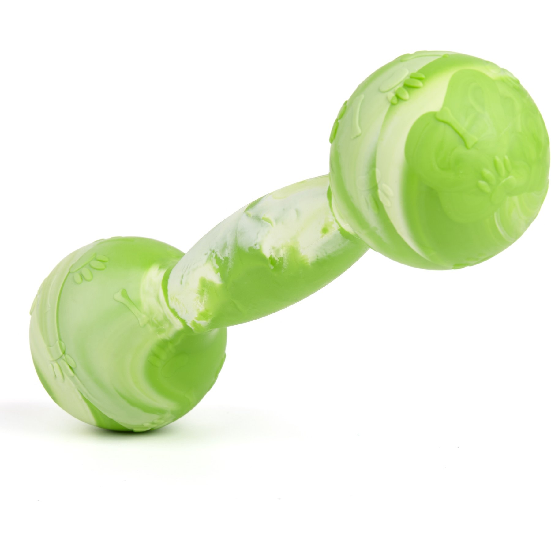 Dogline Dumbbell Dog Water Toy, Green, 7.5-in