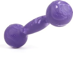 Dogline Dumbbell Dog Water Toy, Purple, 7.5-in