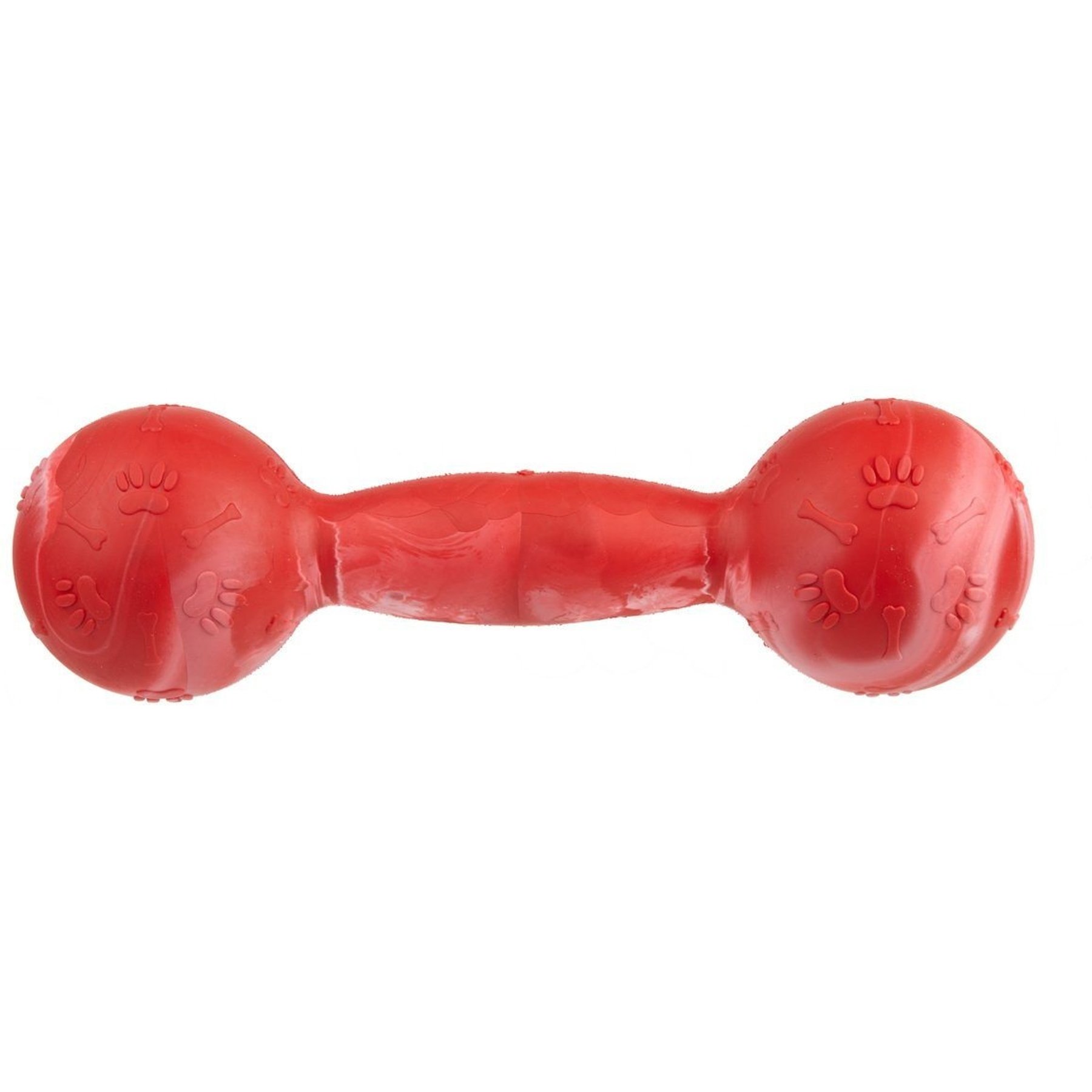 Dogline Dumbbell Dog Water Toy, Red, 5.5-in