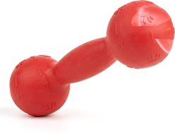 Dogline Dumbbell Dog Water Toy, Red, 7.5-in
