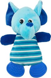 Dogline Elephant Squeaky Dog Toy, 10-in