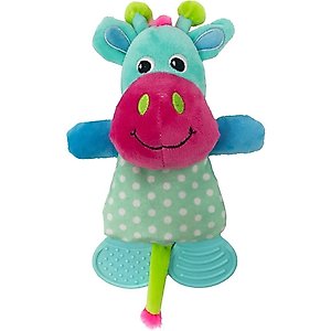 Dogline Giraffe Squeaky Dog Toy, 10-in