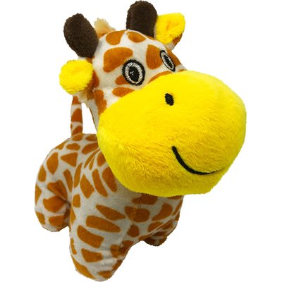 Dogline Dogline Giraffe Squeaky Dog Toy, 6-in