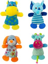 Dogline Hippo Squeaky Dog Toy, 10-in slide 2 of 2