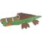 Show in main carousel: Dogline Nature Alligator Squeaky Dog Toy, 12-in slide 1 of 2