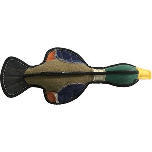 Dogline Nature Duck Squeaky Dog Toy, 15-in