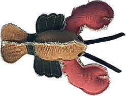 Dogline Nature Lobster Squeaky Dog Toy, 10-in