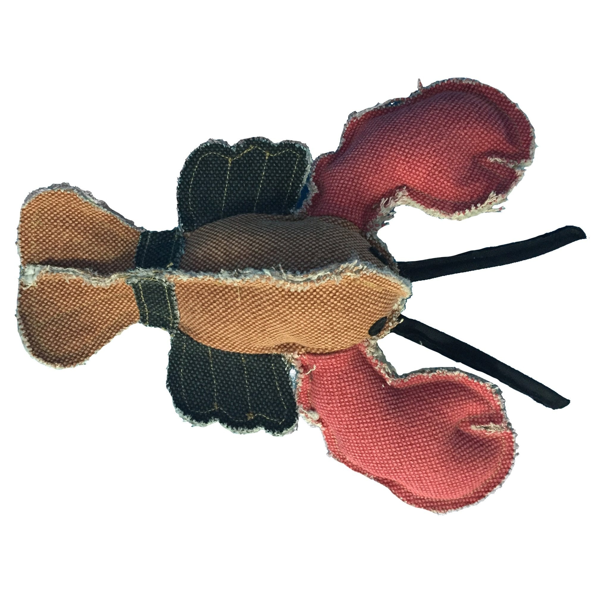 Dogline Nature Lobster Squeaky Dog Toy, 10-in