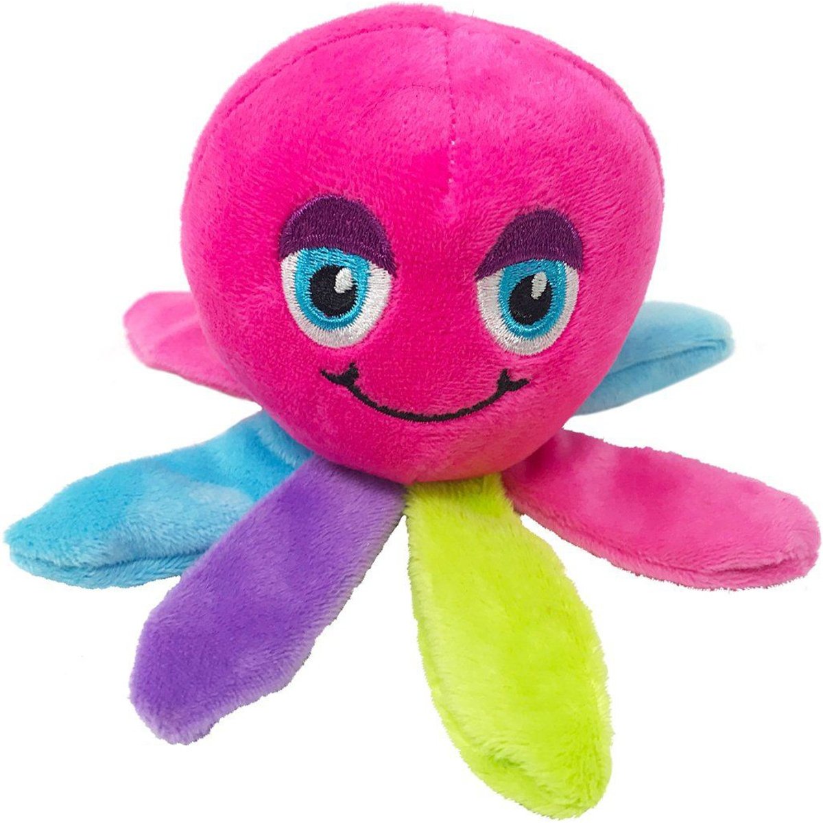 Dogline Octopus Squeaky Dog Toy, 6-in