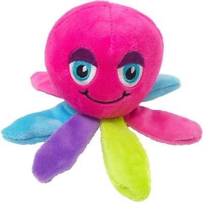 Dogline Dogline Octopus Squeaky Dog Toy, 6-in