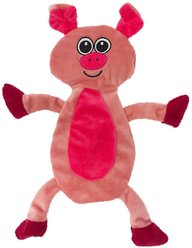 Dogline Pig Squeaky Dog Toy, 12-in