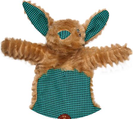 Show full view: Dogline Rabbit Squeaky Dog Toy, 12.5-in slide 3 of 3