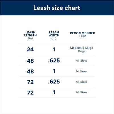 Show full view: Dogline Reflective Service Dog Leash, Black, 72-in, 1-in slide 2 of 3