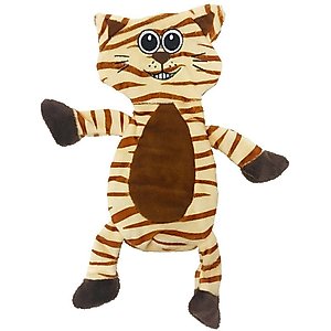 Dogline Tiger Squeaky Dog Toy, 12-in