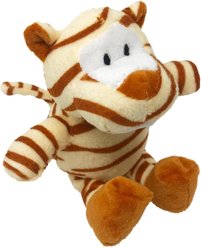 Dogline Tiger Squeaky Dog Toy, 7-in