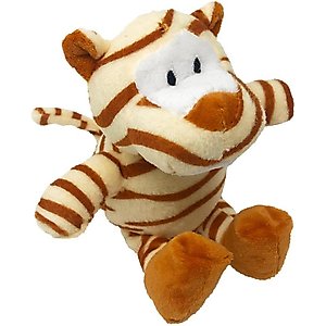 Dogline Tiger Squeaky Dog Toy, 7-in