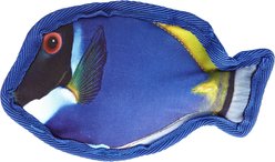 Dogline Topical Blue Tang Squeaky Dog Toy, 7-in