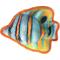 Show in main carousel: Dogline Tropical Butterflyfish Squeaky Dog Toy, 10-in slide 1 of 1