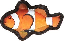 Dogline Tropical Clownfish Squeaky Dog Toy, 7-in