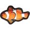 Show in main carousel: Dogline Tropical Clownfish Squeaky Dog Toy, 7-in slide 1 of 3