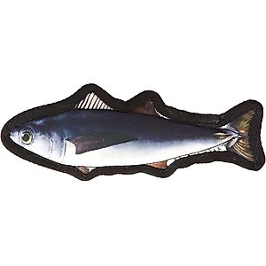 Dogline Tropical Trout Squeaky Dog Toy, 8-in