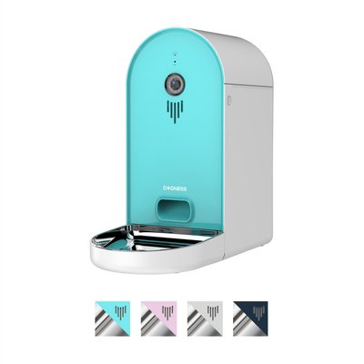 DOGNESS DOGNESS Automatic WiFi Dog & Cat Smart Feeder with HD Camera, Tiffany Blue