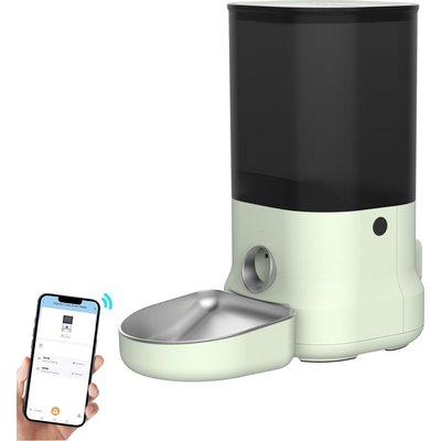 DOGNESS DOGNESS Cube App Dog & Cat Feeder, Large, Green