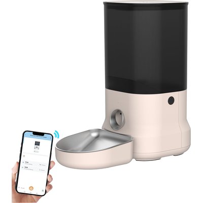 DOGNESS DOGNESS Cube App Dog & Cat Feeder, Large, Pink