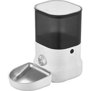 DOGNESS Cube App Dog Feeder, 4-lit, Pearl White