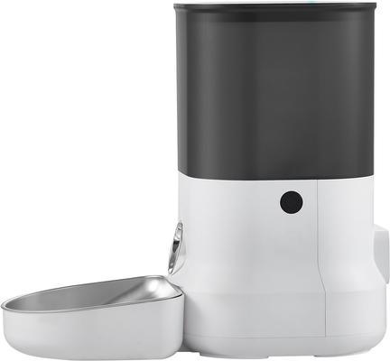 Show full view: DOGNESS Cube Automatic Dog Feeder, 4-lit, Pearl White slide 3 of 9