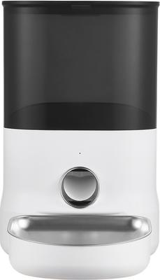 Show full view: DOGNESS Cube Automatic Dog Feeder, 4-lit, Pearl White slide 4 of 9