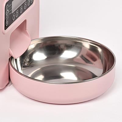 Show full view: DOGNESS Mini Programmable Automatic Dog & Cat Feeder, Pink slide 3 of 8