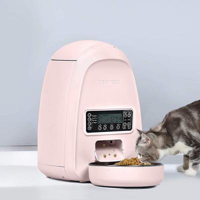 Show full view: DOGNESS Mini Programmable Automatic Dog & Cat Feeder, Pink slide 6 of 8