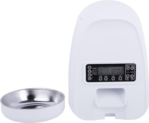 Show full view: DOGNESS Mini Programmable Automatic Dog & Cat Feeder, White slide 4 of 9