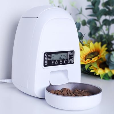 Show full view: DOGNESS Mini Programmable Automatic Dog & Cat Feeder, White slide 8 of 9