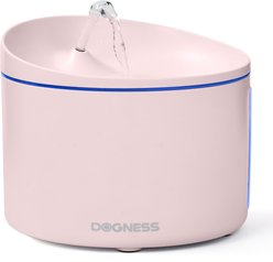 DOGNESS Plastic Cat & Dog Water Fountain Plus, Large, 3.2-L, Pink