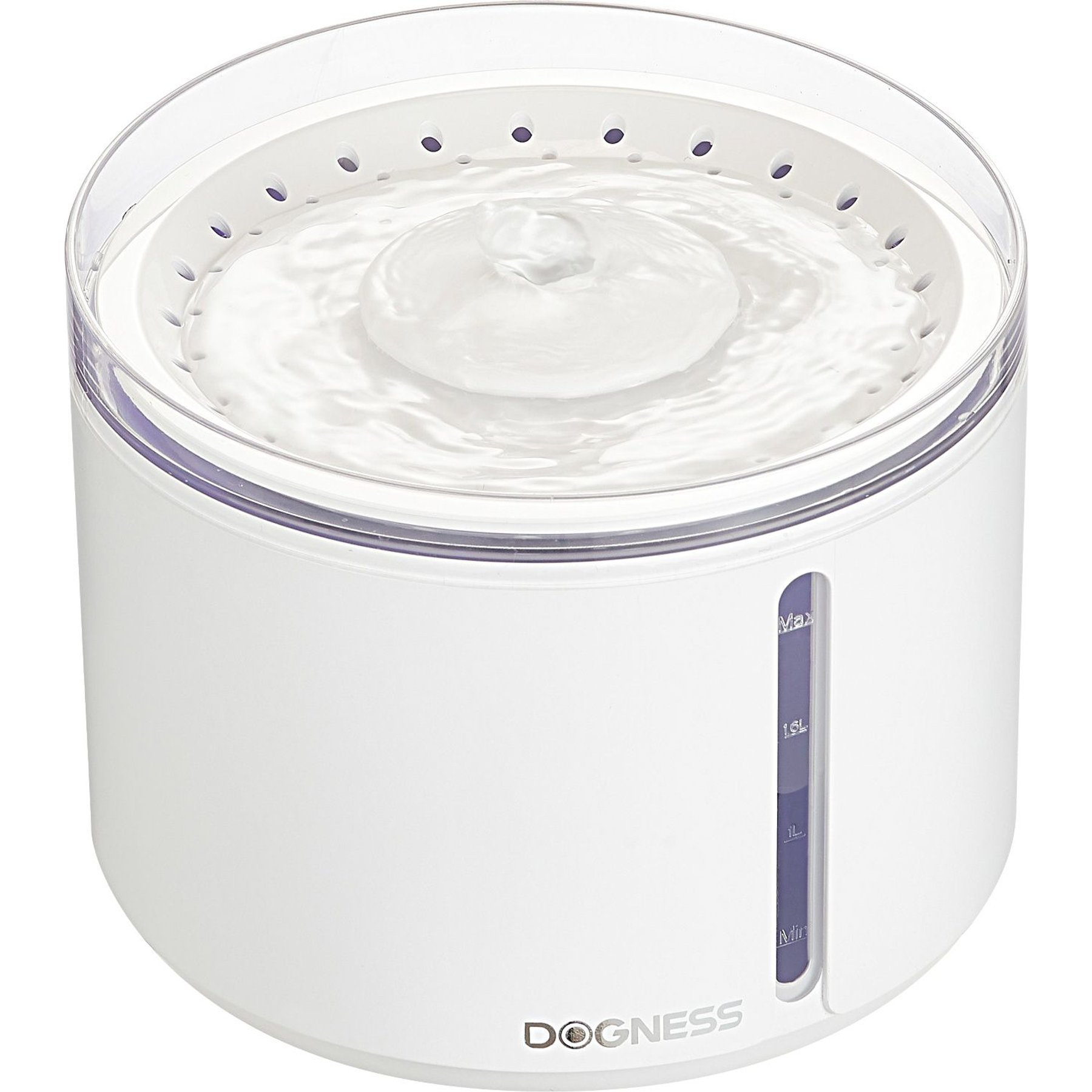 DOGNESS Smart Automatic Dog Water Fountain, 2.2-lit, Pearl White