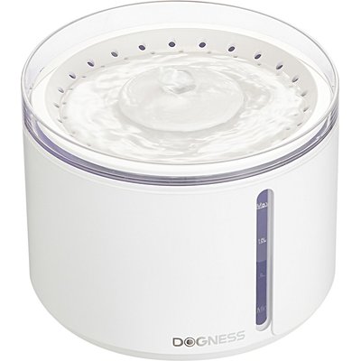 DOGNESS DOGNESS Smart Automatic Dog Water Fountain, 2.2-lit, Pearl White