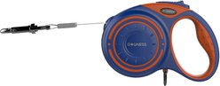 DOGNESS Smart Retractable Dog Leash, Blue Orange, X-Large