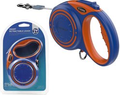 DOGNESS Smart Retractable Dog Leash, Blue Orange, X-Large slide 2 of 7