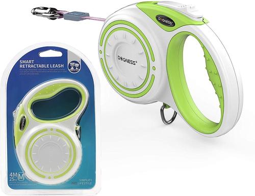 Show full view: DOGNESS Smart Retractable Dog Leash, Forest Green, Large slide 2 of 8